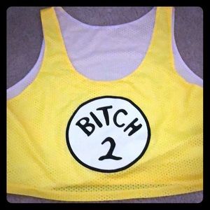 Bitch 2 crop top